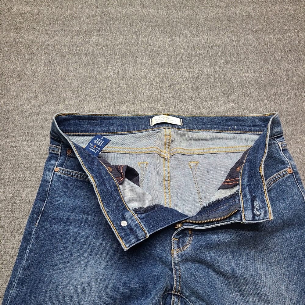 PRINCIPLE Denim Women's Optimist Jeans Blue Frayed Hem Size 30‎ - Picture 4 of 10